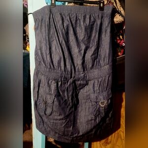 torrid denim mini dress/ coverup size 2X